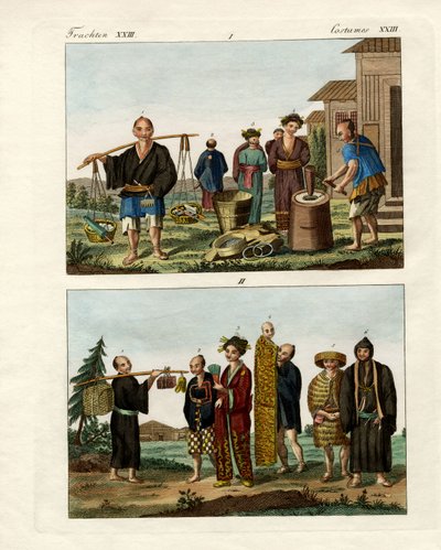 Japonské šaty (barevné rytí) od German School
