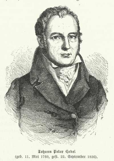 Johann Peter Hebel , německý básník od German School