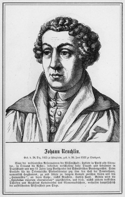Johann Reuchlin (rytina) od German School