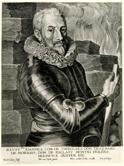 Johann Tserclaes Graf von Tilly od German School