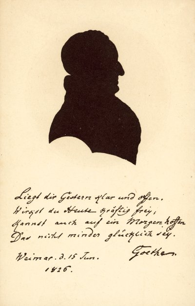 Johann Wolfgang von Goethe (litografie) od German School