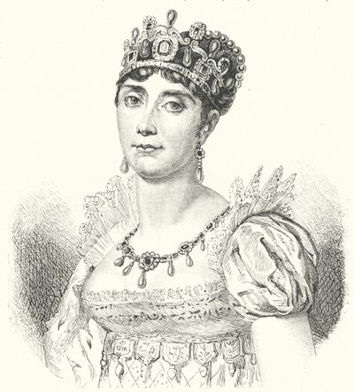Josephine de Beauharnais, první manželka Napoleona I. (rytina) od German School