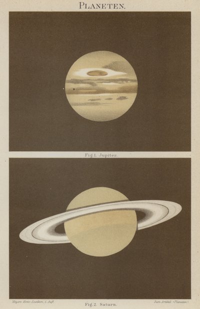 Jupiter a Saturn od German School