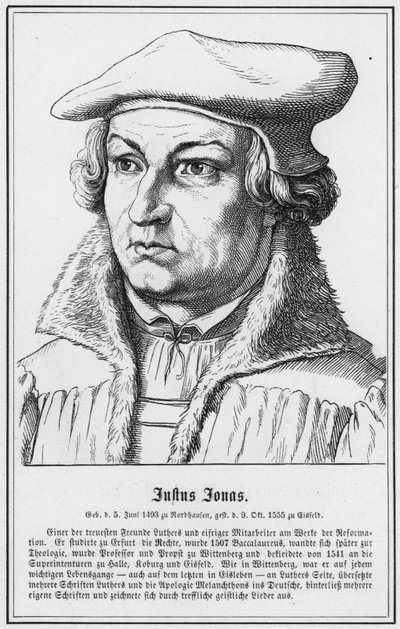 Justus Jonas (rytina) od German School
