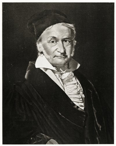 Karl Friedrich Gauss, 1884-90 (fototyp) od German School