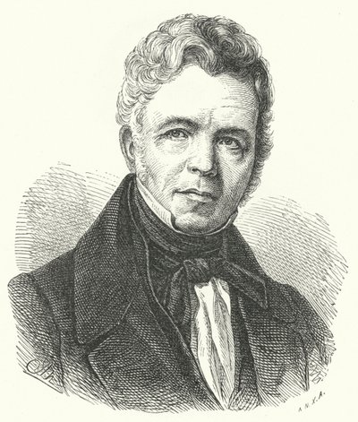 Karl Friedrich Schinkel, pruský architekt, urbanista, umělec a designér od German School