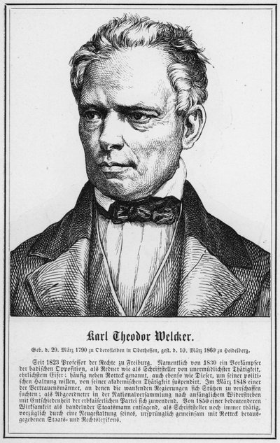Karl Theodor Welcker (rytina) od German School