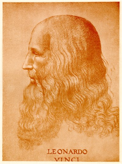 Leonardo da Vinci, 1884-90 (fototyp) od German School