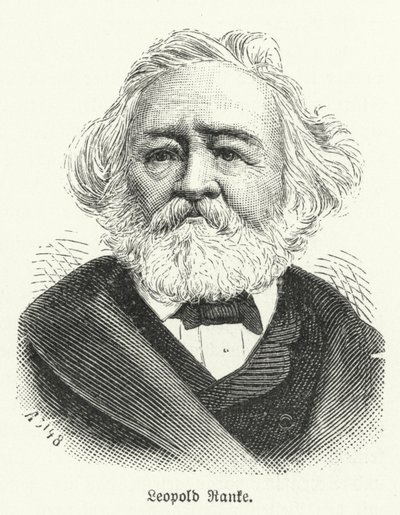 Leopold von Ranke , německý historik (litho) od German School