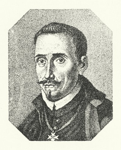 Lope de Vega , španělský básník a dramatik (rytina) od German School