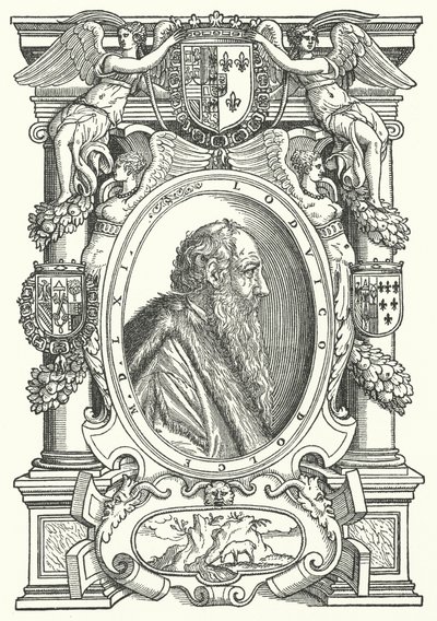 Ludovico Dolce , italský autor, teoretik malby a humanista (rytina) od German School