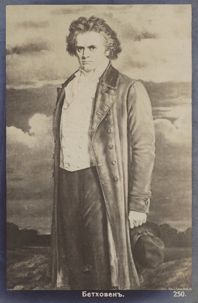 Ludwig van Beethoven , německý skladatel a pianista (1770-1827) od German School