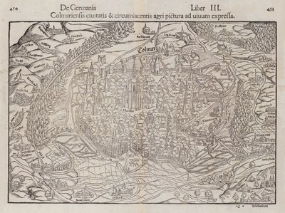 Mapa Colmar od German School