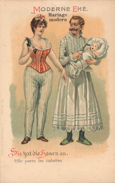 Moderní manželství (chromolit) od German School