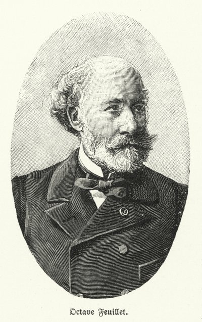 Octave Feuillet , francouzský romanopisec a dramatik (litho) od German School