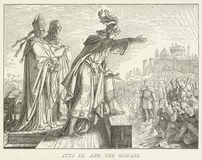 Otto III a Římané od German School
