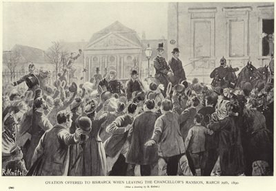 Ovace nabídl Otto von Bismarck, když opouštěl sídlo kancléřů od German School
