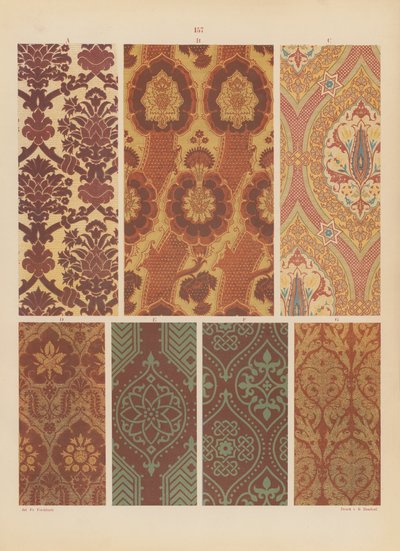 Stránka z Ornamente de Gewebe od German School