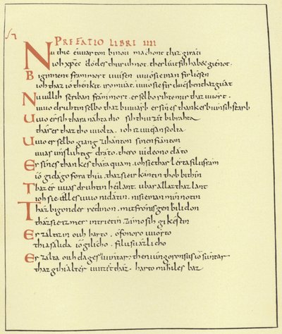 Strana parafráze de lEvangile od German School