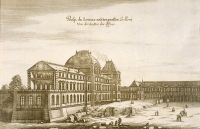 Palác Louvre od German School
