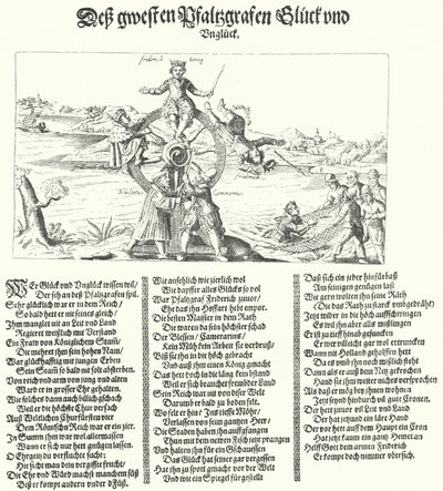 Brožura zesměšňující zimního krále Fridricha I. Českého, 1621 od German School