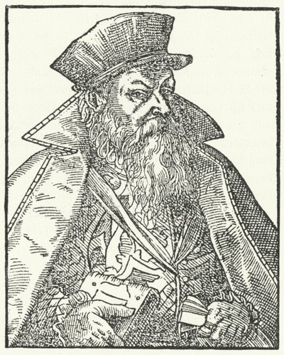 Philipp Nicodemus Frischlin, německý dramatik (rytina) od German School