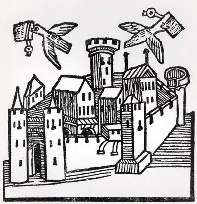 Holubí pošta, 1488 od German School