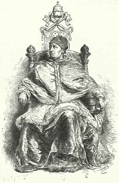 Pope Leo X (rytina) od German School