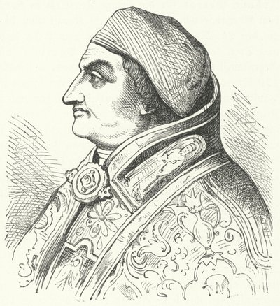 Papež Pius II (rytina) od German School