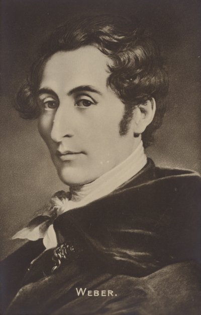 Portrét Carla Maria von Webera od German School