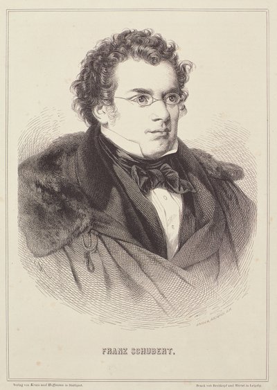 Portrét Franze Schuberta (1768-1827) od German School