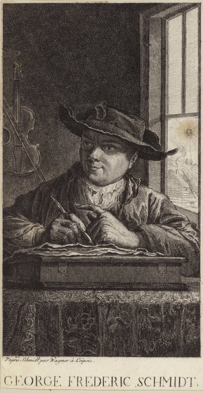 Portrét George Frederic Schmidt od German School