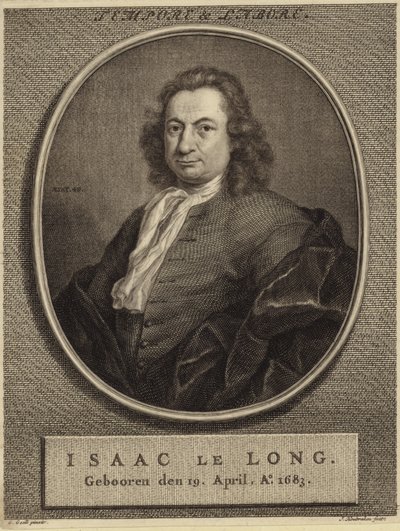 Portrét Isaaca le Longa od German School