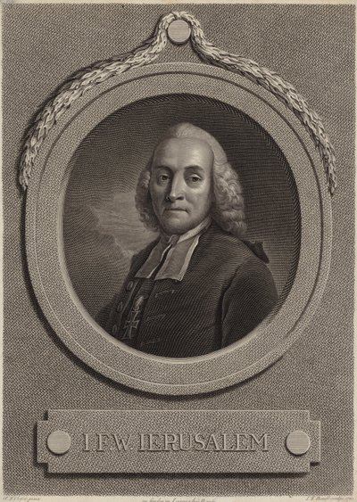Portrét Johanna Friedricha Wilhelma Jerusalema od German School