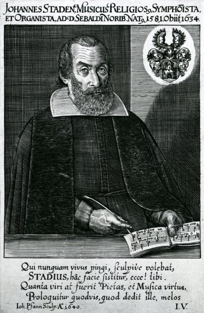 Portrét Johanna Stadena (1581-1634) od German School
