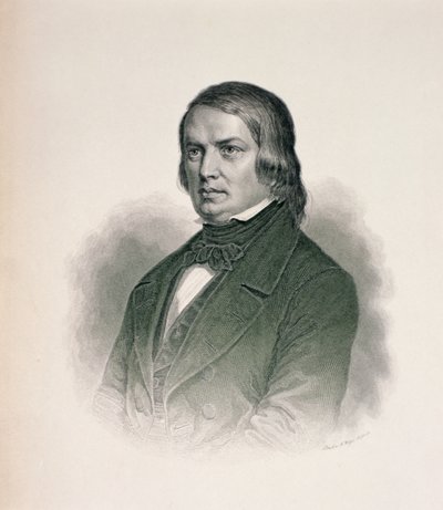 Portrét Roberta Schumanna (1810-56) od German School