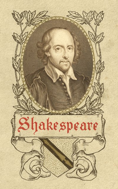 Portrét Williama Shakespeara. od German School
