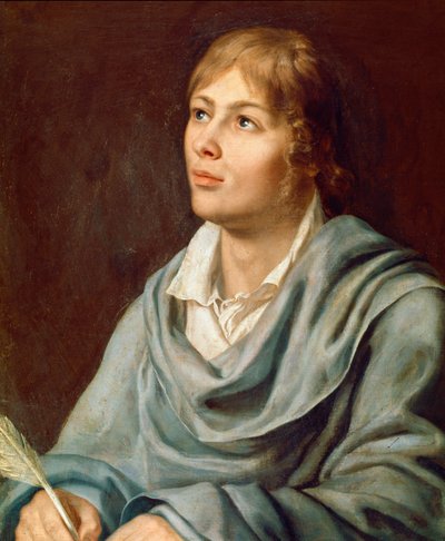 Portrét rakouského skladatele Wolfganga Amadea Mozarta (1756-1791) Malba německé školy 19. století. Neapol, Conservatorio di Musica San Pietro a Majella od German School