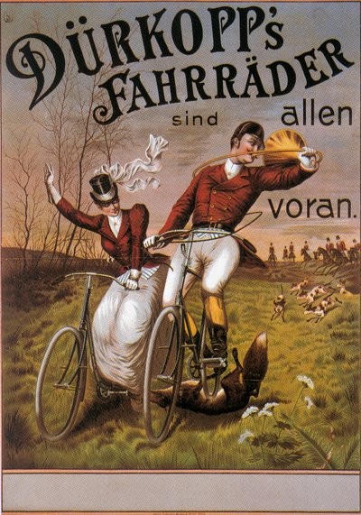 Plakát s reklamou na kola 
