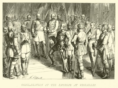 Provolání císaře ve Versailles od German School