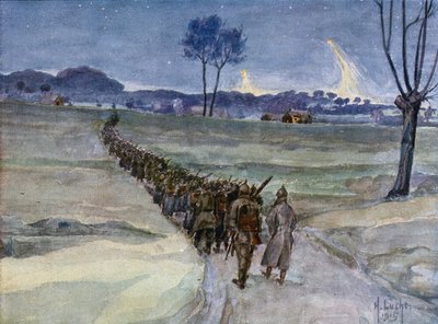 Do příkopů přicházejí náhrady, Ypres od German School