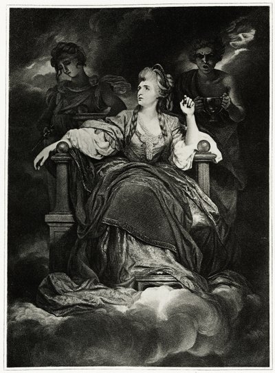 Sarah Siddons, 1884-90 (fototyp) od German School