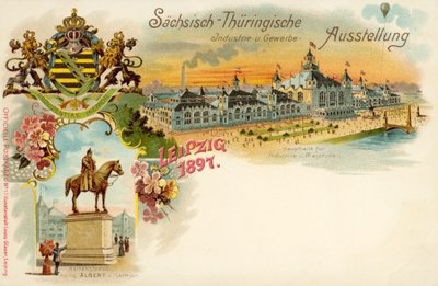 Výstava saského a durynského obchodu a průmyslu v německém Lipsku od German School