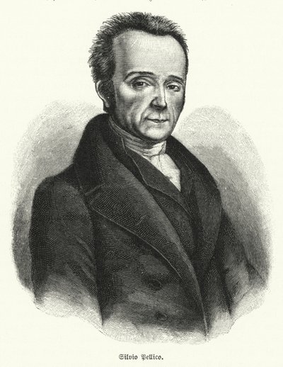 Silvio Pellico , italský básník, dramatik a patriot od German School