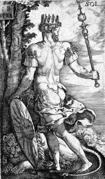 Sol, tisk Georg Pencz, 1529 od German School