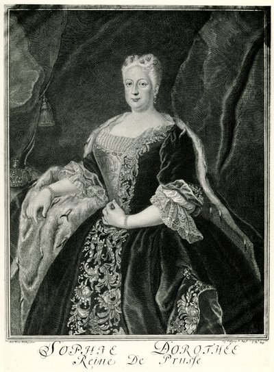 Sophie Dorothea, královna Pruska (1687-1757) (fototyp) od German School