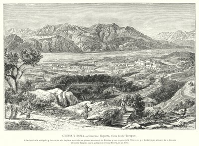 Sparta, starověké Řecko (litho) od German School