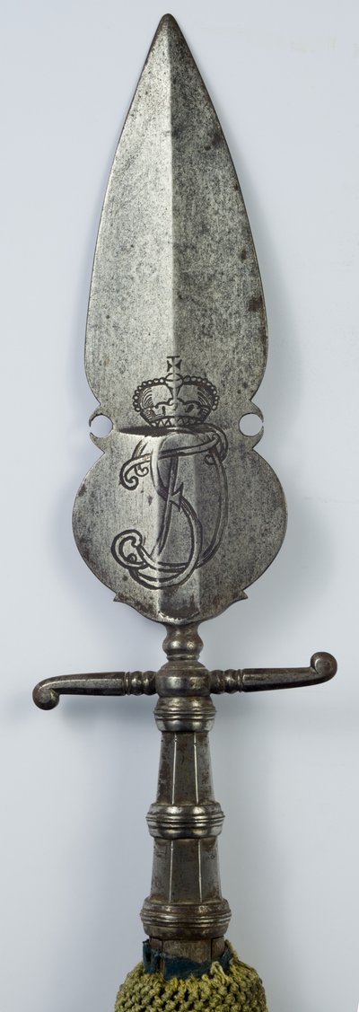 Spontoon, cca 1725-50 (železo, dřevo a textil) od German School