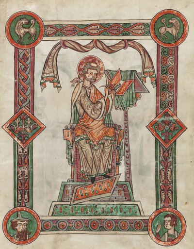 Svatý Řehoř jako autor, 1181-1200 od German School