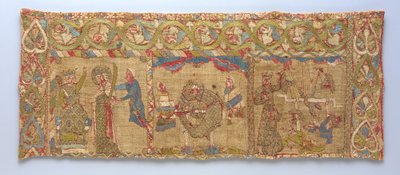 Stole with the Martyrdom of St. Catherine, Rhineland, c.1200 od German School